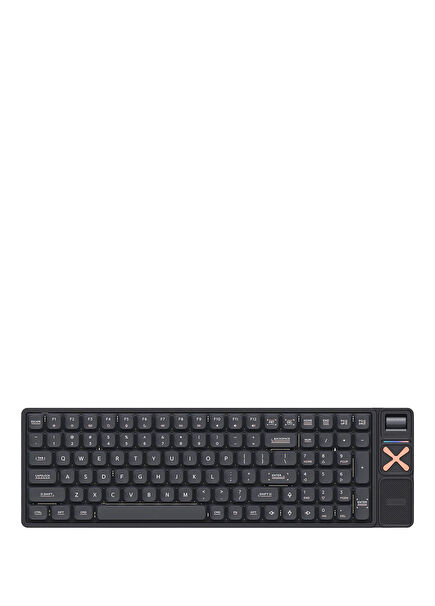 Magi96 Pro Shadow Black Gold Red Switch Hotswap RGB Wireless English Mechanical Gaming Keyboard