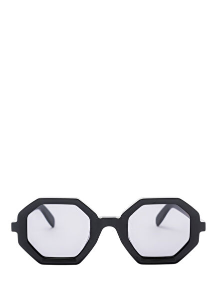 Atena Black Acetate Women's Sunglasses