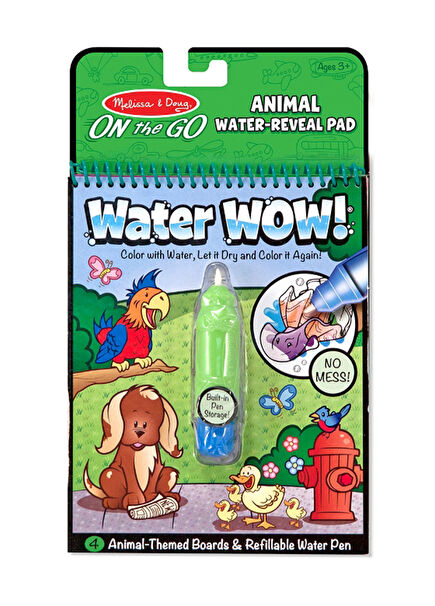 Water Wow Animals Coloring Book with Water