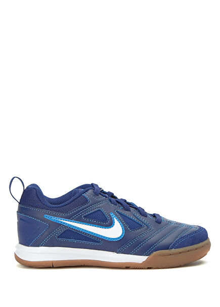 Gato Blue Unisex Children's Leather Sneaker