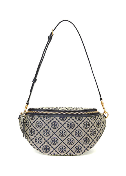 Tmonogram navy blue women's waist bag