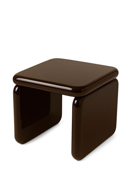 Luno Brown Wooden Side Table
