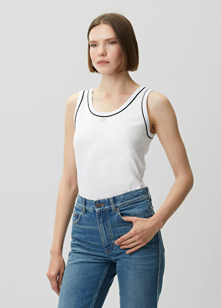 Black And White Tank Top