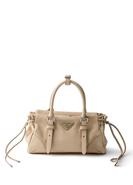 Karin Travertine Stone Leather Small Size Women's Handbag