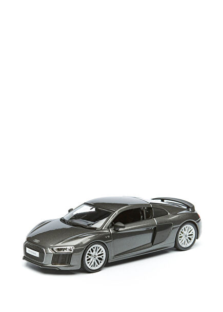 Grey Audi R8 V10 Plus 1/24 Scale Model Car