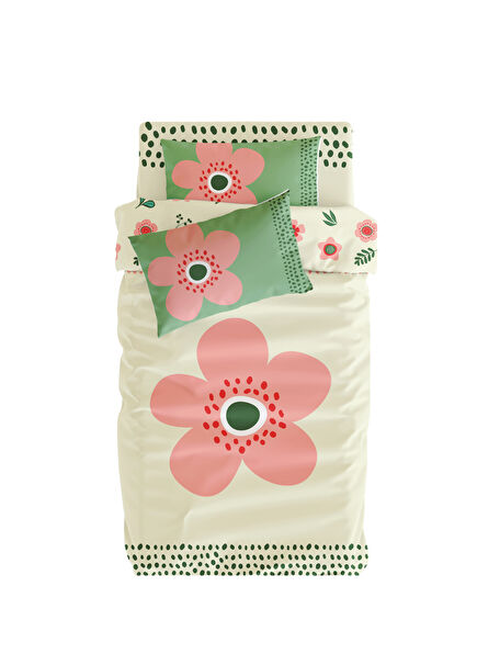 Petit Fleur Cotton Muslin Baby Kids Duvet Cover Set 140 x 200 cm