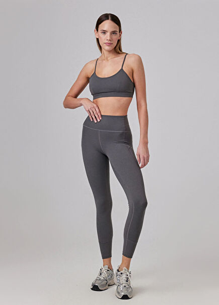 Kendall Glossy Steel Gray Kadın Bra Spor Sütyeni