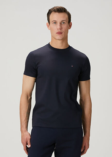 Mavi Logo Nakışlı T-shirt