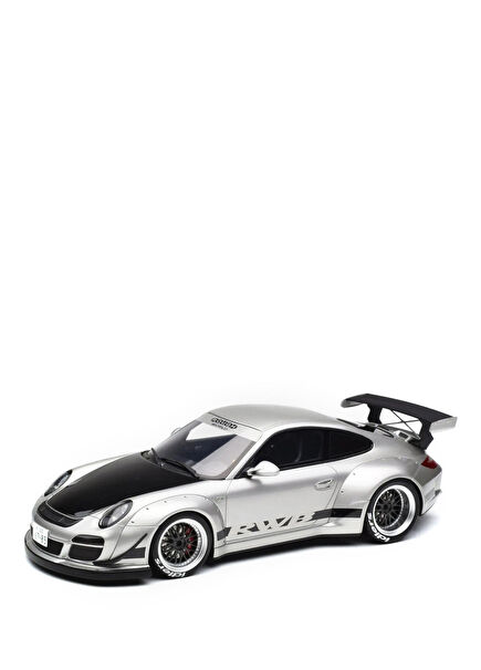 1:18 2024 Porsche Rwb Abu Silver Model Araba