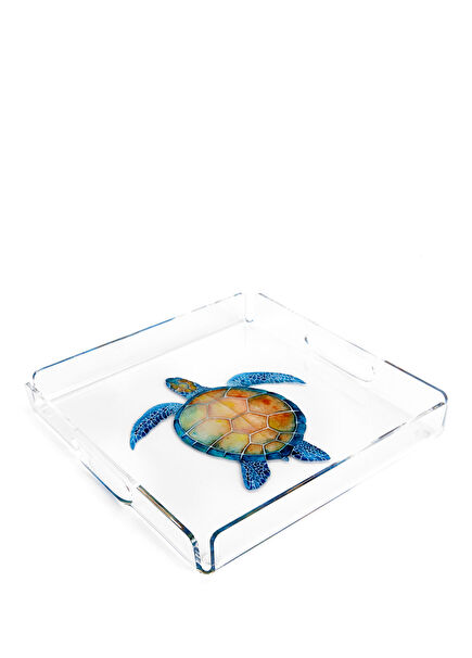 Turtle Patterned Plexi Tray