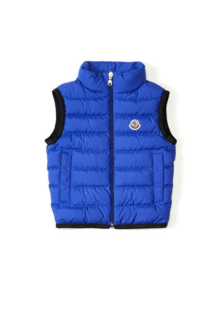Blue Logo Detailed Boys Vest