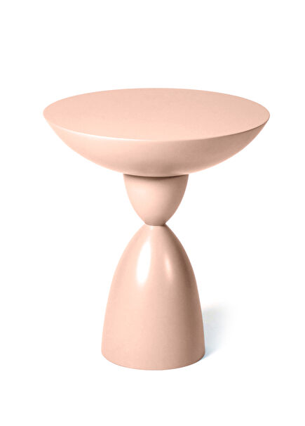 Stone Pink Solid Side Table