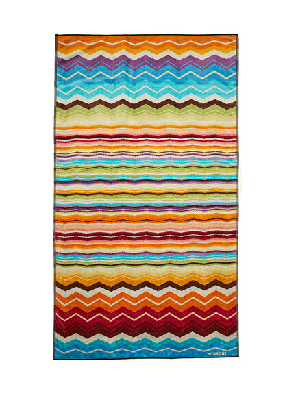 Hugo Orange Beach Towel