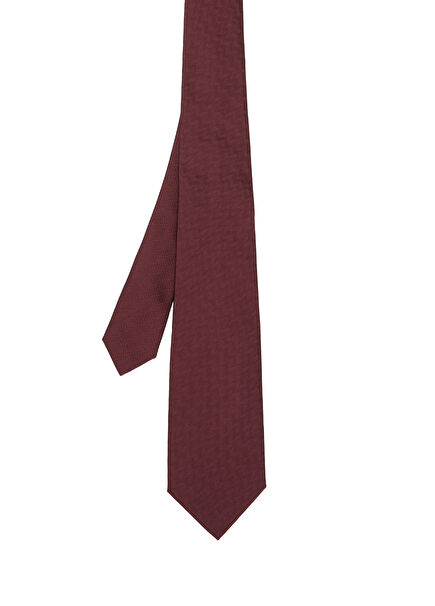 Burgundy Silk Tie