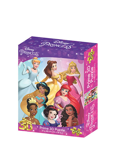 Disney Prensesler 200 Parça 3D Puzzle