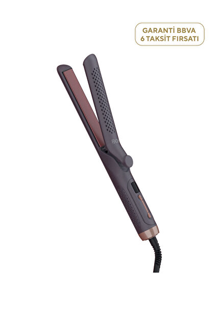 Mor  2’si 1 Arada Seramik Plakalı Saç Düzleştirici ve Şekillendirici FNDSACDZ0004