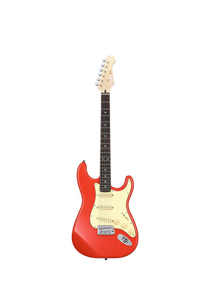 DST-600 Fiesta Red Electric Guitar