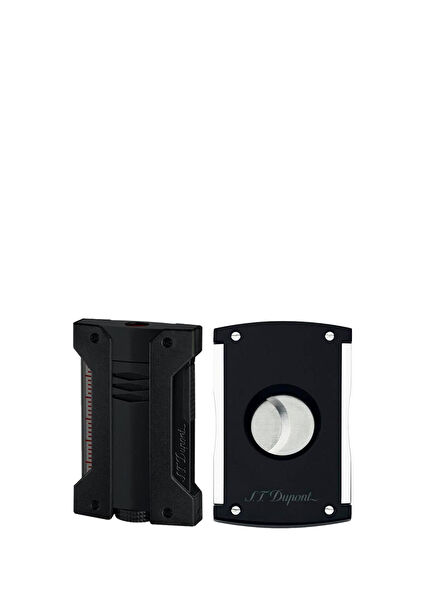 Defi Black Lighter and Cutter Set