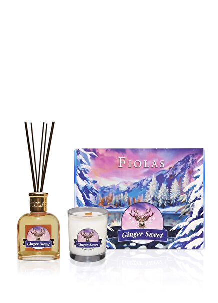 Ginger Sweet Candle and Air Freshener Set of 2