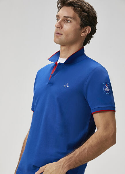 X Anadolu Efes Mavi Polo Yaka T-shirt