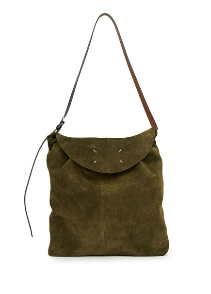 Siyah Haki Kadın Süet Çanta