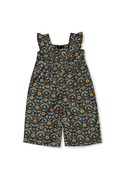 Jules Moonflower Liberty London Kumaş Kolsuz Kız Çocuk Tulum