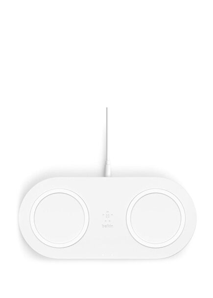 Boost Charge Pro Beyaz İkili Kablosuz Şarj Cihazı WIZ002VFWH
