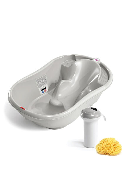 Onda Light Grey 3 Piece Baby Bath Set