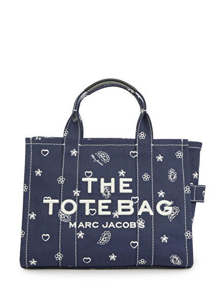 Bandana Medium Lacivert Kadın Alışveriş Çantası