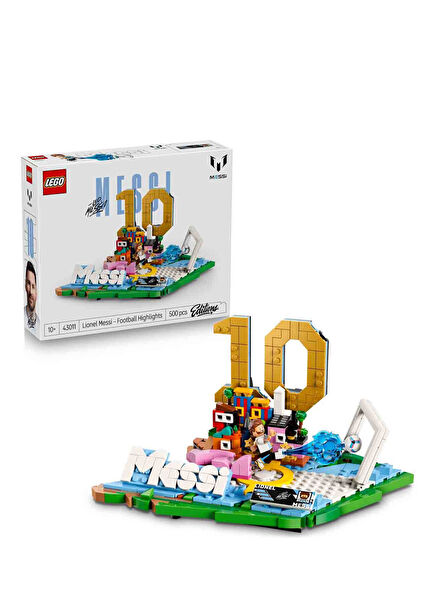Editions Lionel Messi Unforgettable Football Moments 500 Pieces 10+ Years Creative Building Toy