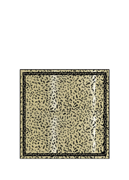Leopard Silk Scarf Kadın Eşarp