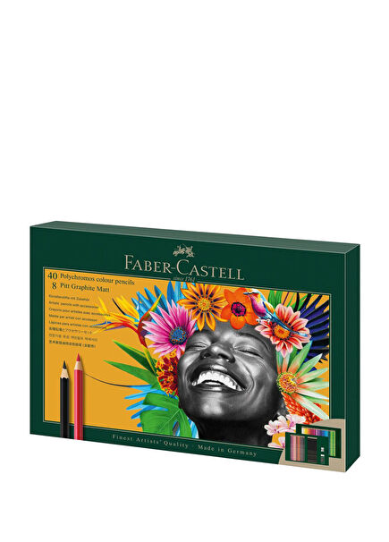 Polychromos & Pitt Graphite Matt Parlak ve Canlı Renkler 50'li Boya Seti