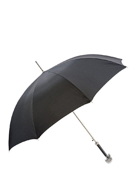 Black Silver Skull Figure Automatic Umbrella 95 cm