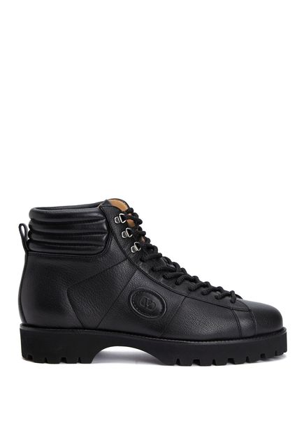 Lord Black Men's Leather Boots