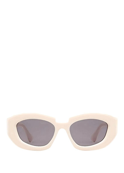 KUBORAUM X23 CK Beyaz Asetat Kadın Güneş Gözlüğü