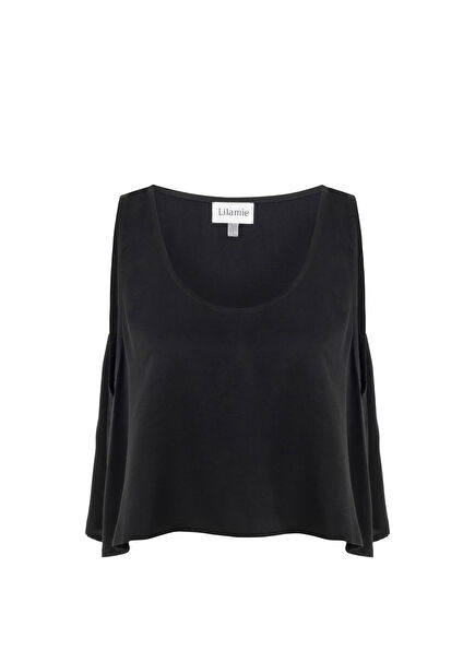 Soho Black Women's Short Blouse