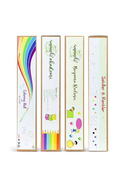 Coloring Roll Şekiller ve Renkler Boyama Seti