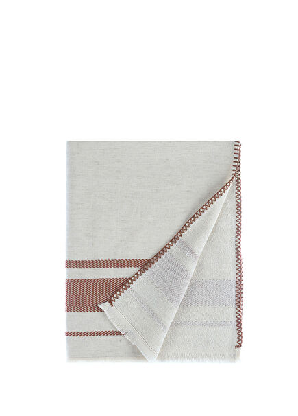 Fındık Rengi Keten Terra Tencel™ Banyo Havlusu 90 x 150 cm