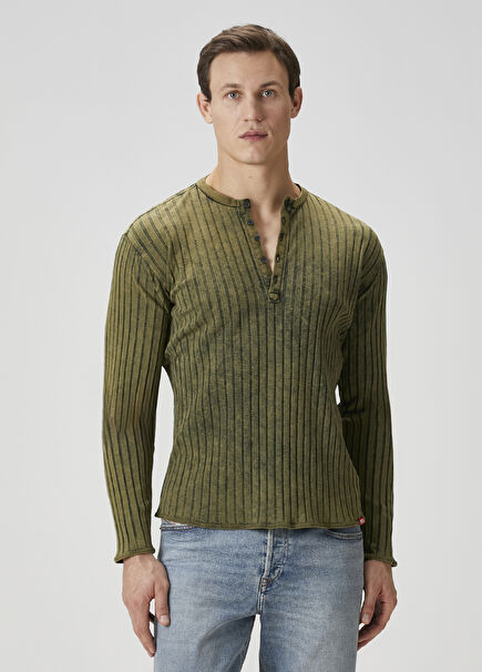 Dark Khaki Long Sleeve T-Shirt