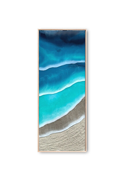 Estuary Wooden Epoxy Table 39 x 100 cm