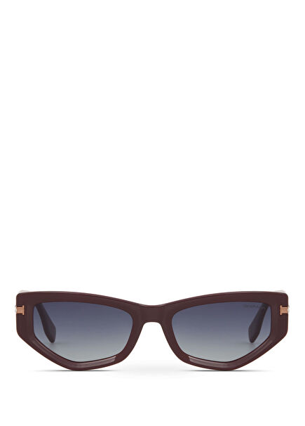 DS 2359 C3 Cat Eye Burgundy Acetate Women's Sunglasses