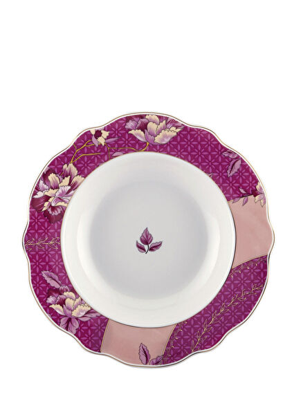 Allure Patterned Porcelain Soup Plate