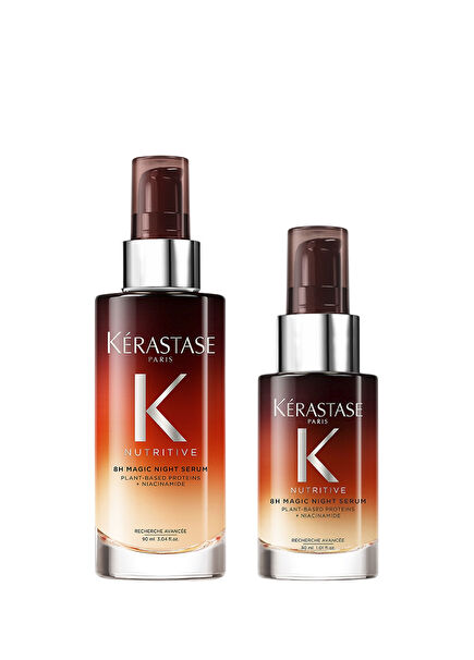 Nutritive 8H Night Serum Duo Spring Intensive Nourishing Night Serum Hair Care Set of 2