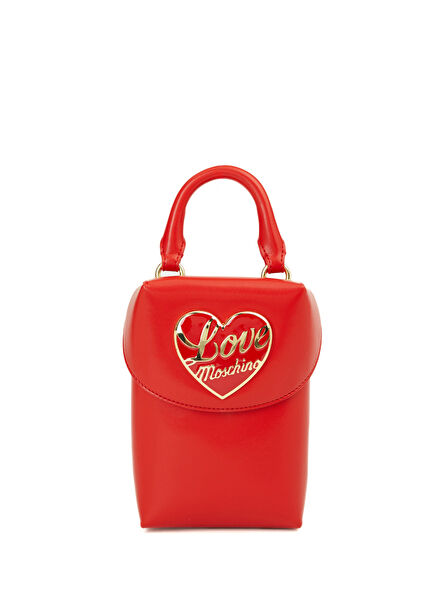 Love Heart Kırmızı Kadın Çapraz Çanta