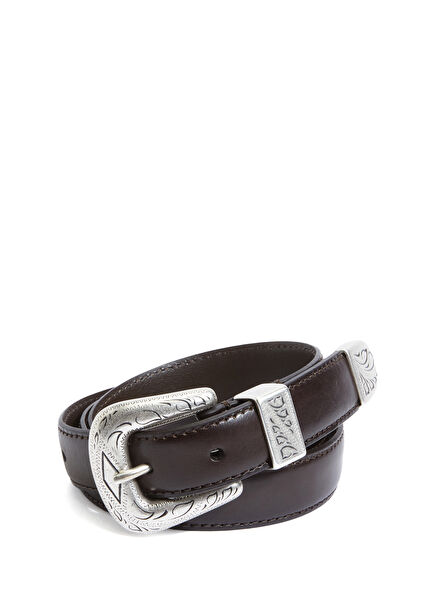 Kahverengi Erkek Deri Kemer