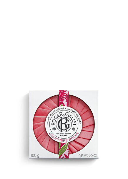 Egzotik Kırmızı Zencefil Kalıcı Doğal Koku Gingembre Rouge Katı Sabun 100 gr 