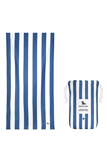 Cabana Whitsunday Blue Extra Large Size Women's Beach Towel