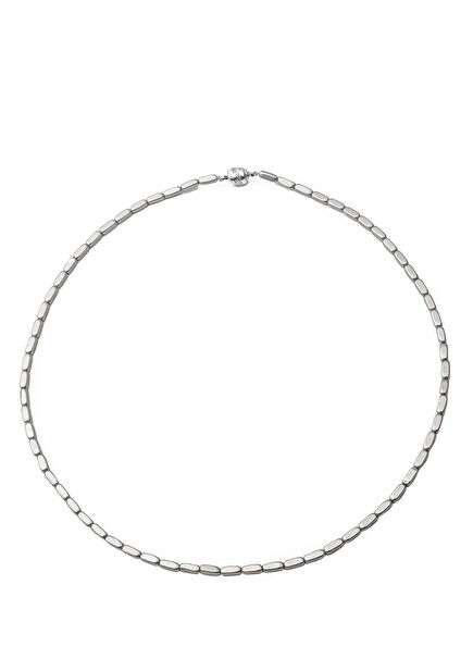 Nefha Gri Doğal Taş Erkek Kolye