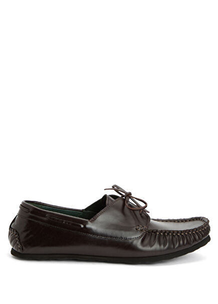 Brown Men's Leather Loafer