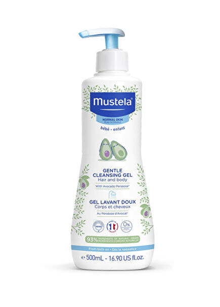  Organik Avokado İçeren Göz Yakmayan Yenidoğan Bebek Saç Vücut Şampuanı 500 ml